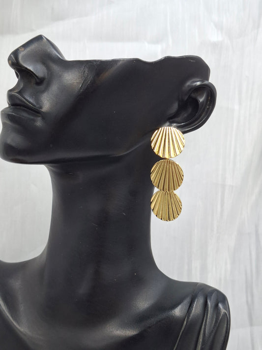 Layered Shell Earrings