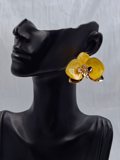 Orchid Petal Earrings