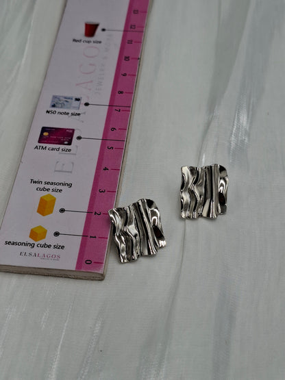 Pleat Earrings