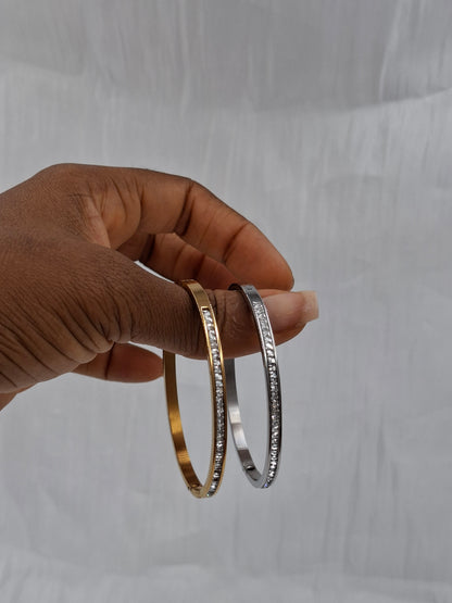 Stoned Slim Bangle