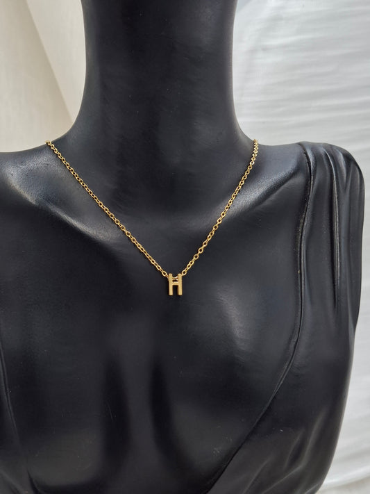 Letter H Necklace