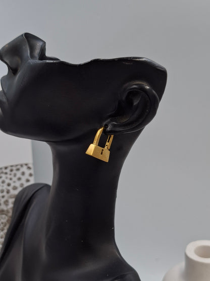 Padlock Earrings