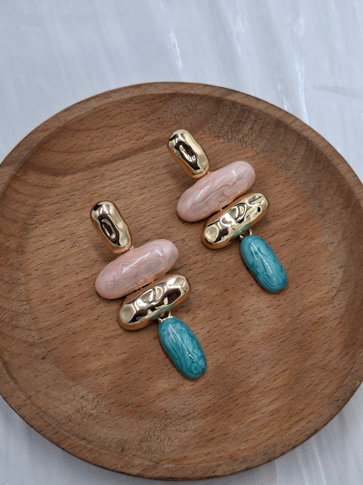 Colour Block Earrings