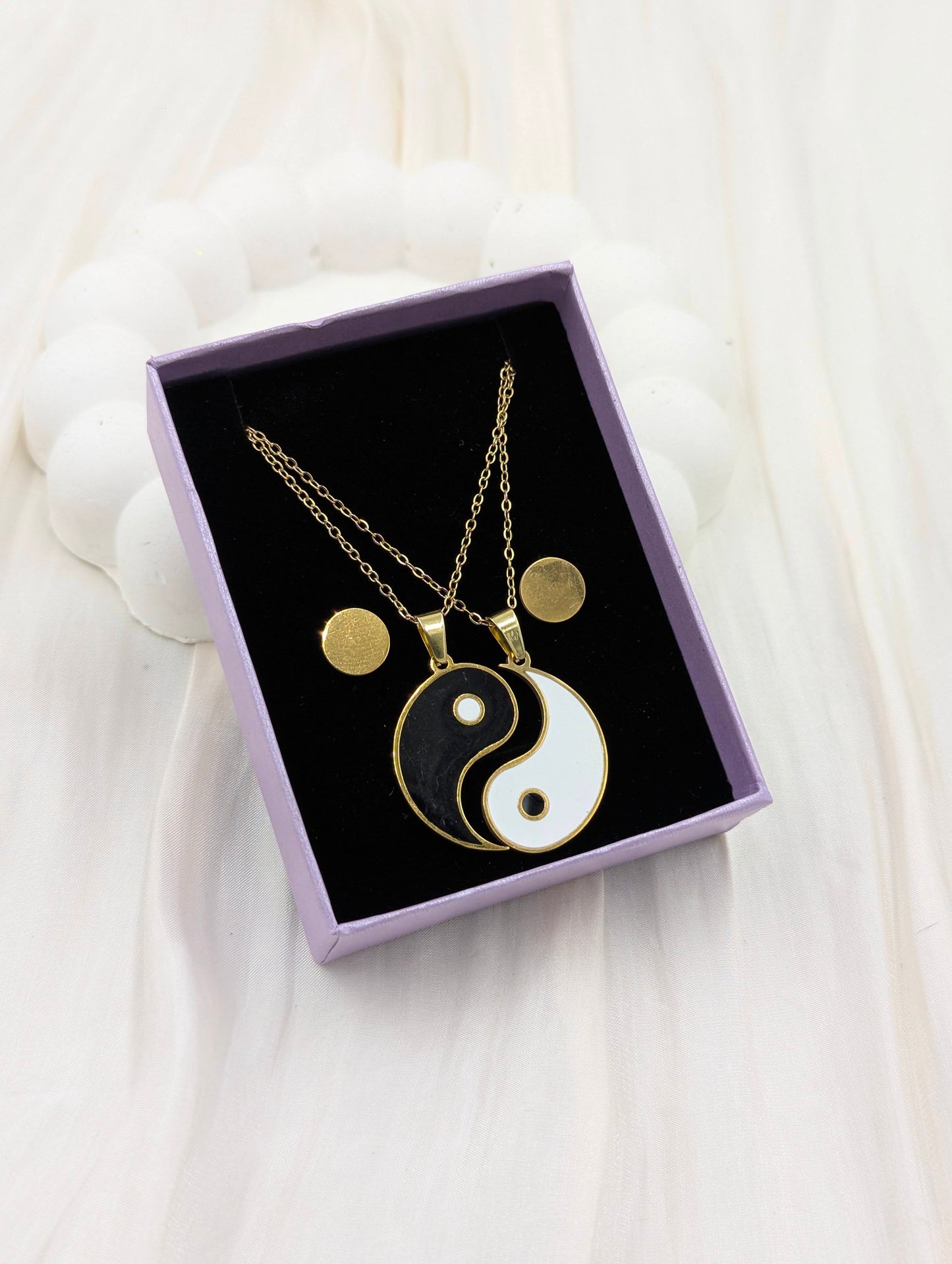 Yin Yang Necklace Set