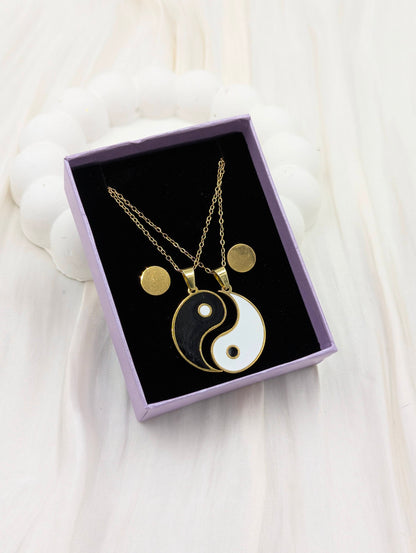Yin Yang Necklace Set