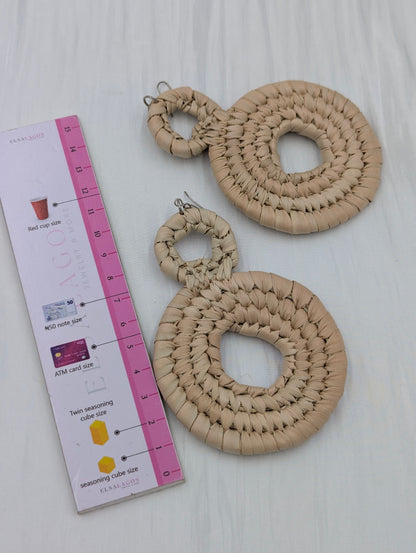 Raffia Earrings