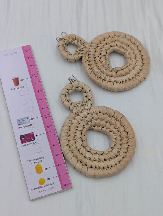 Raffia Earrings