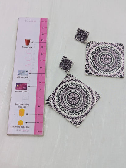 Patterned Earring