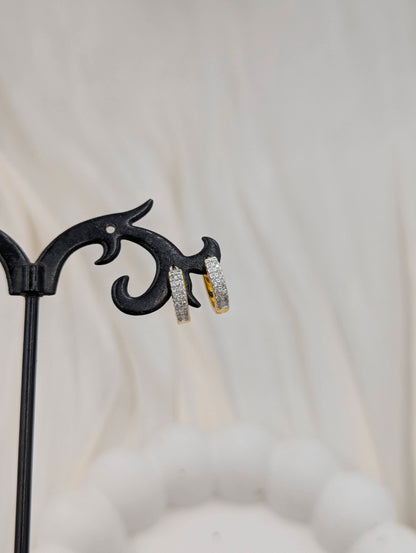 Zirconia Hingeback Hoops